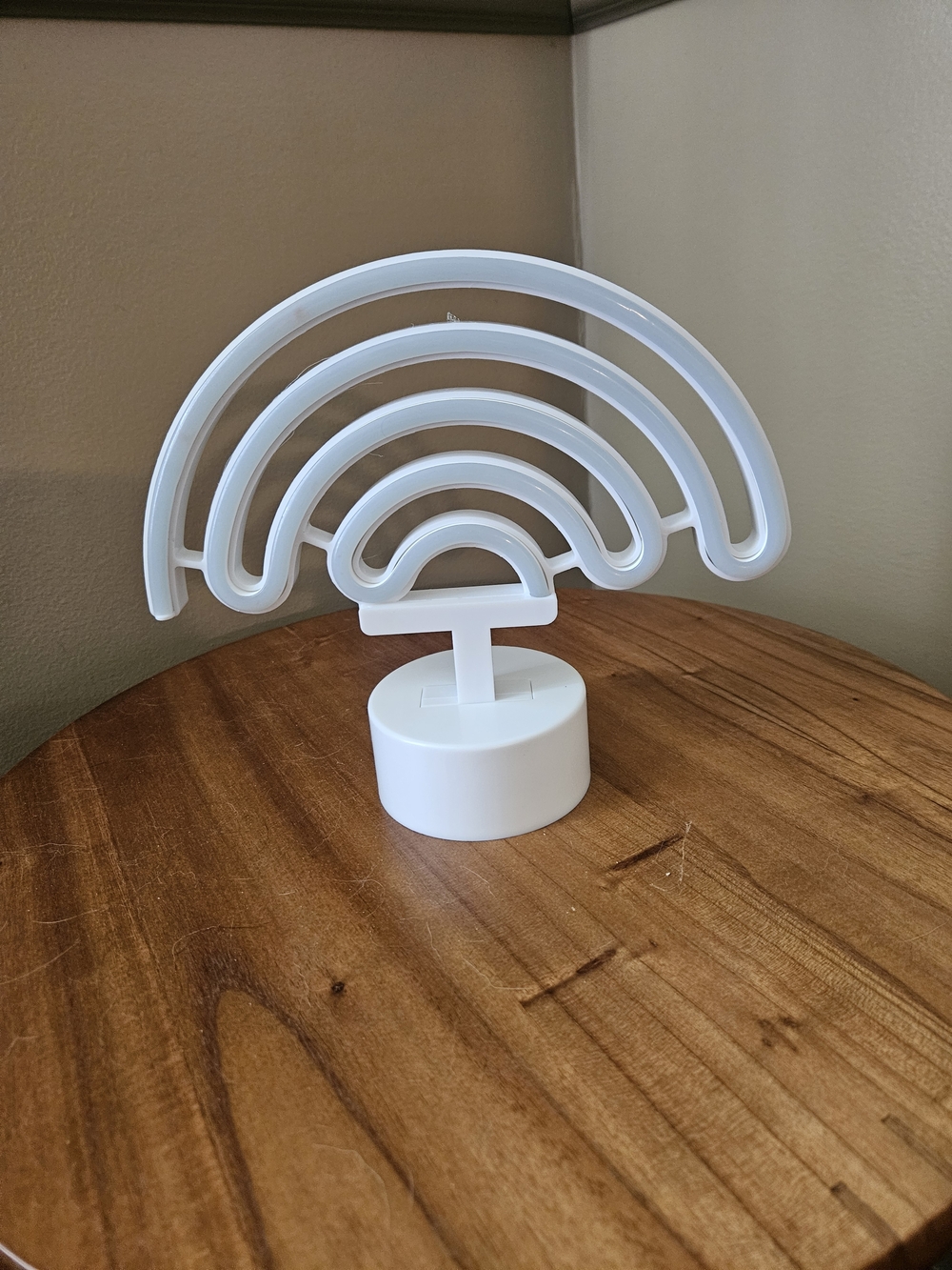 Kids White Rainbow LED Night Light - Unbranded